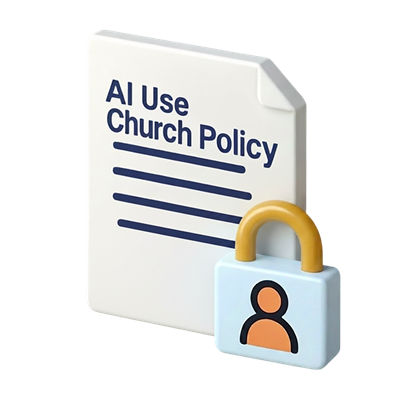 Plantilla de política de la Iglesia sobre el uso de la IA